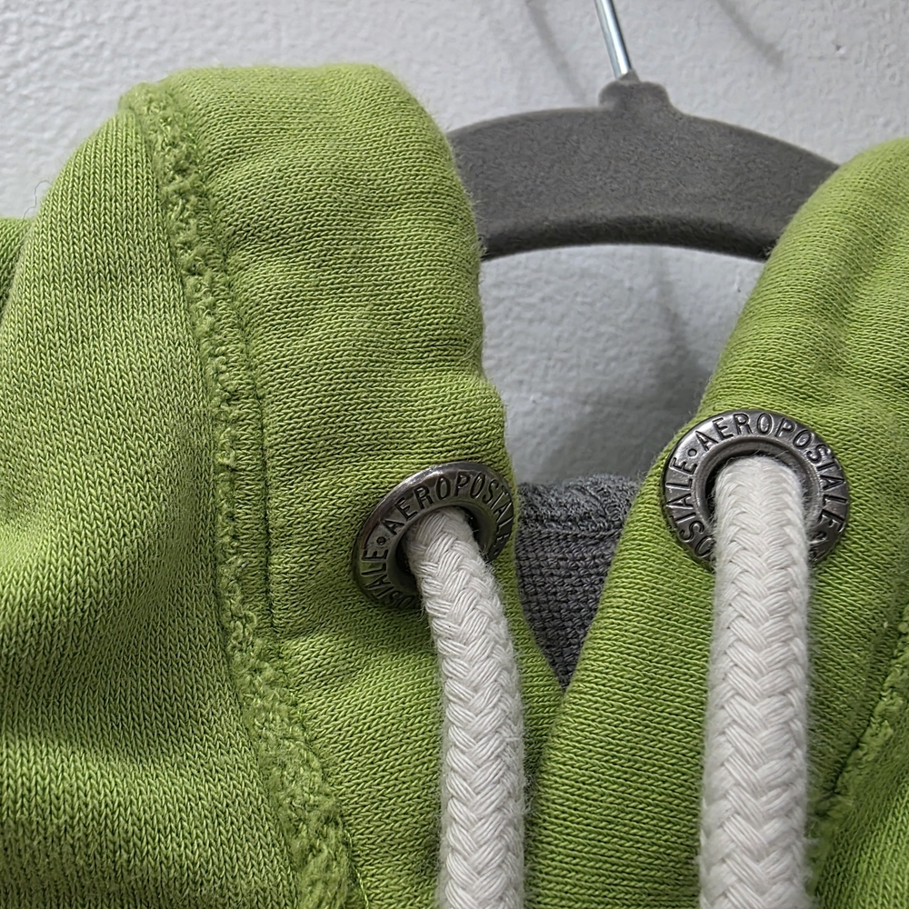 Aeropostale Lime Green Men's Hoodie - Picture 4 of 7